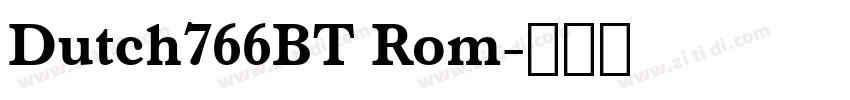 Dutch766BT Rom字体转换